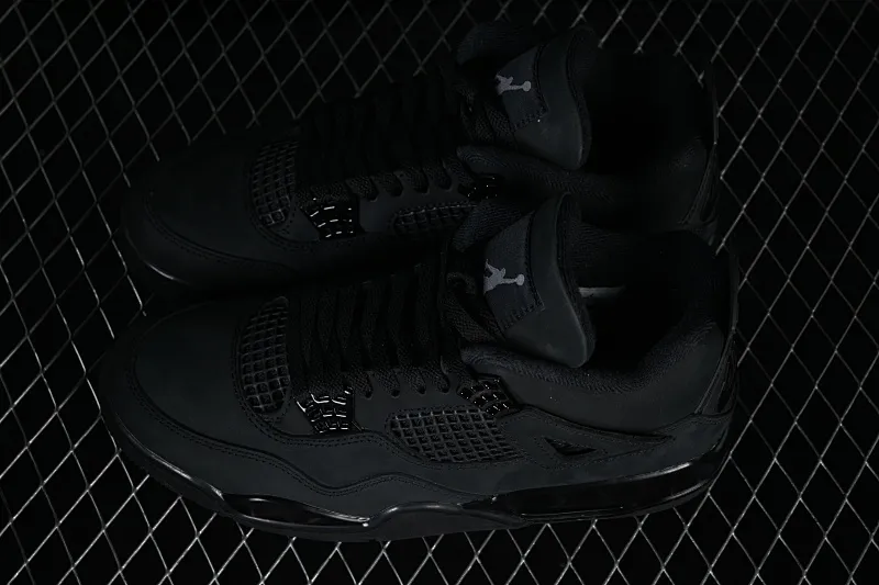All categories Air Jordan Jordan series basketball shoes Air Jordan 4 TK version Air Jordan 4 Retro "Black Cat" AJ4 Joe 4 new black cat FV5029-010